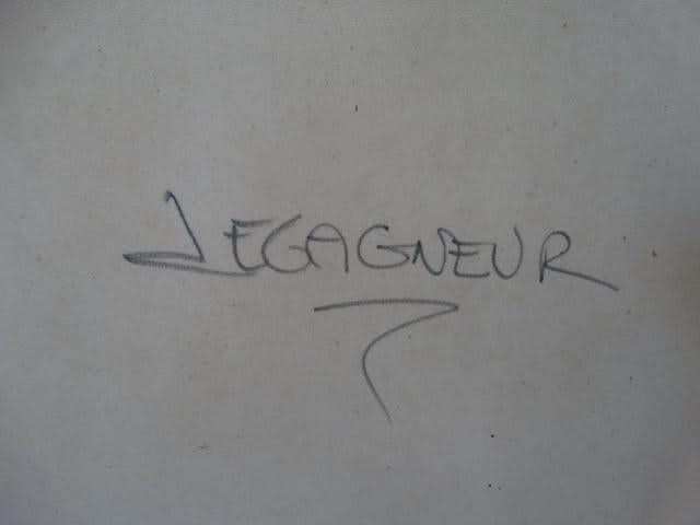 Jean-Claude Legagneur 40"x50" Caraibes 1982 Acrylic on Canvas Painting #1RP