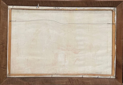 Raymond Malval 24"x36" La Siesta c1965 Oil on Canvas #1LS-NY