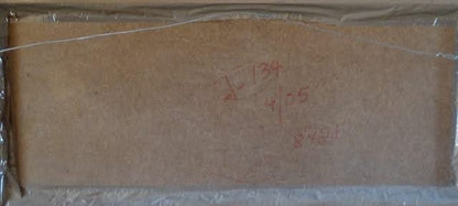 Michele Manuel (1935-2022) 8"x21" Market Days 2005 Acrylic on Canvas Painting #1RP
