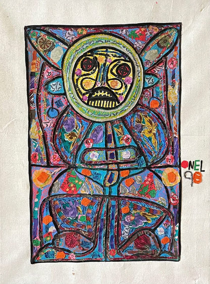 Onel (Lionel Paul) 28"x20" Spirit/Loa 1998  Mixed Media #1MFN