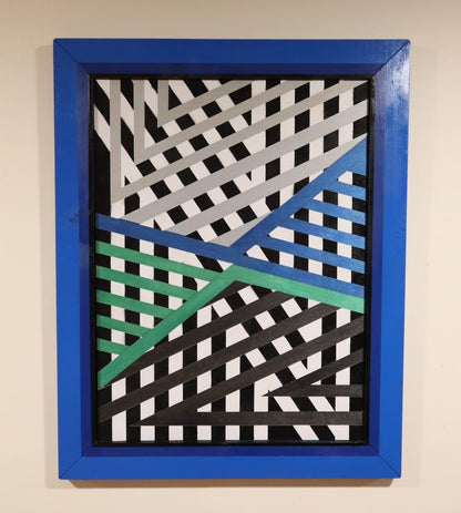 Rudolph Jean-Louis 23"x29" 2020 Zwolfart5 Acrylic and Spray Paint On Wood #5