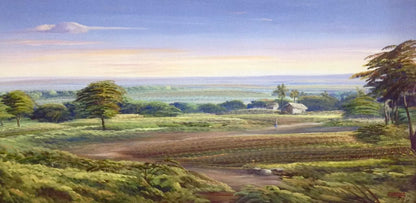 Jean-Andre Seide 24"x48" Sunset Acrylic on Canvas #2230GN-HA