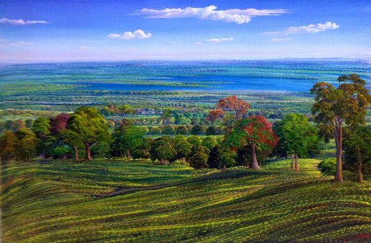 Jean-Adrien Seide 40"x60" Landscape Acrylic on Canvas #1306GN-HA