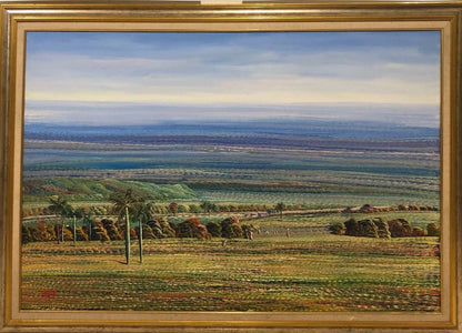 Jean Adrien Seide 40"x59" Landscape Acrylic on Canvas Painting#2FC