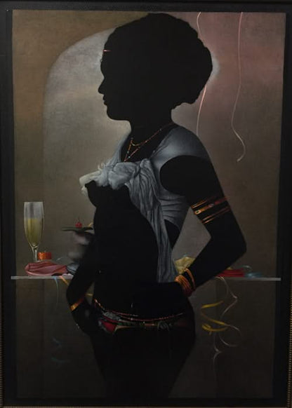 Emilcar Similien (Simil) 36"x24" The Host Oil on Masonite #2GSN-MIA