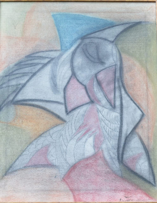 Dimitri Wiener (ASGARD) 10" x20" " Asgard Original Chalk Pastel on Canvas #7CWD