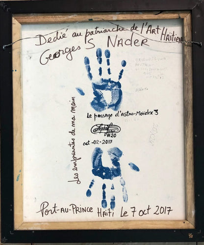 Frantz Zephirin 24"x20" Le Paysage d'Astro-Moidex3  2017 Acrylic on Canvas #1GSN-NY