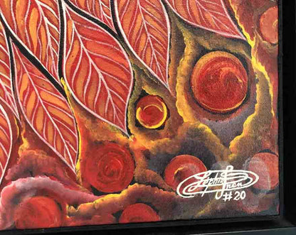 Frantz Zephirin 24"x20" Le Paysage d'Astro-Moidex3  2017 Acrylic on Canvas #1GSN-NY