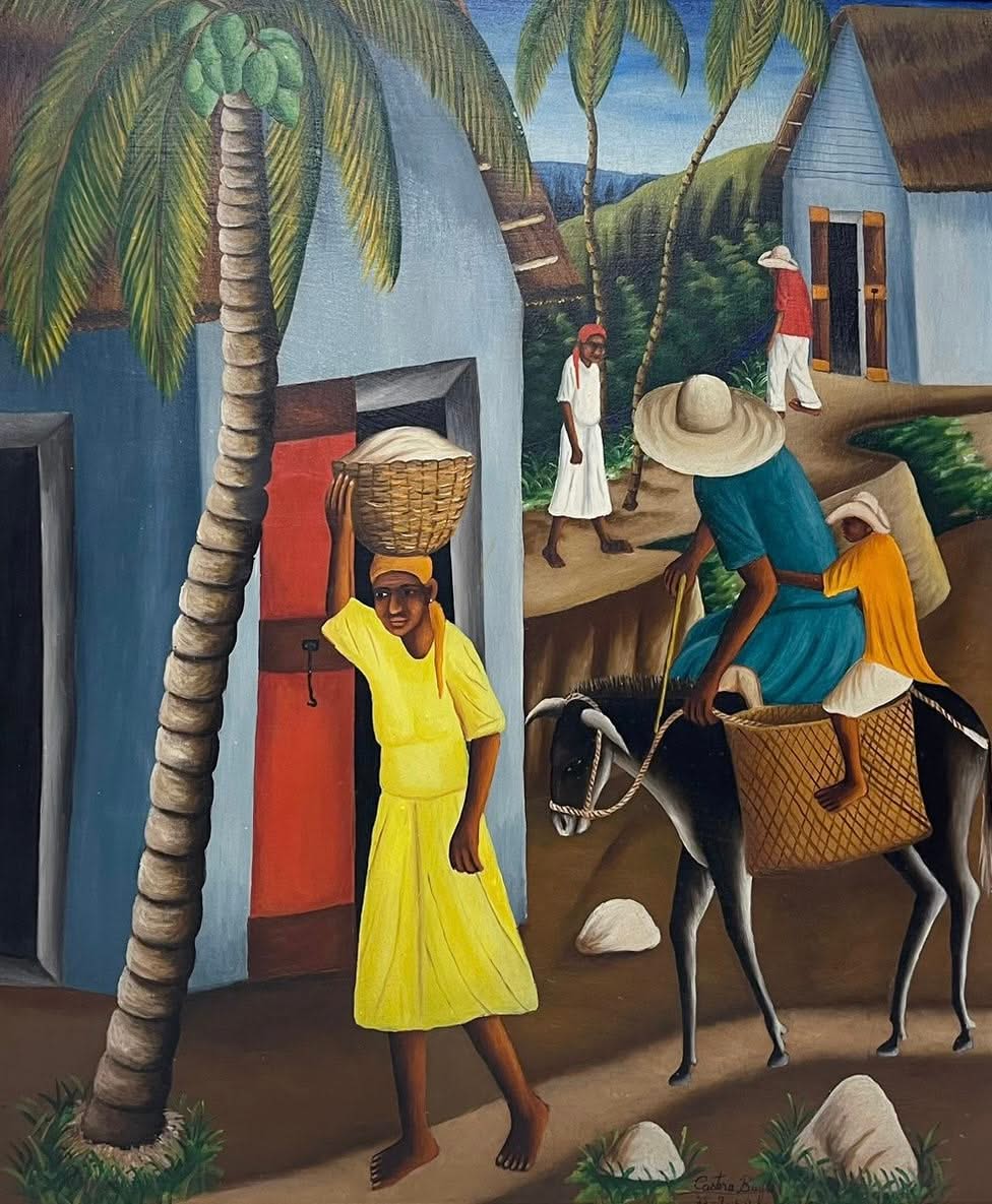 Castera Bazile painting