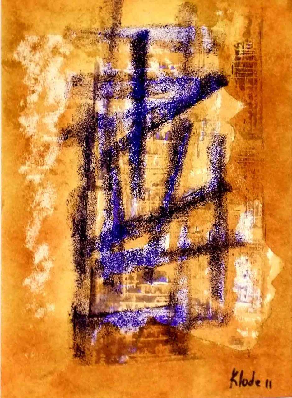 KLODE Garoute 14"x11" UNTITLED  2011 Soleil Brule Mixed Media / Paper #KA26MMS