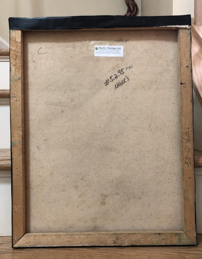 AIDA Dostaly 20"x16" Rural Scene c1980 Oil on Canvas  #5-2-95MFN