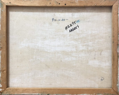 Fritz Emile  20"x16" Rural Scene c1980 Oil on Canvas #4-2-95MFN