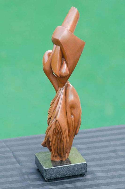 Randolph San Millan "Intrigue" 16.5" x 4w x 4"d Wood on Granite #CRSM12